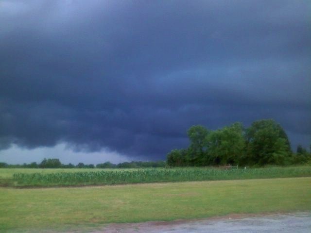 Waitin on the storm to pass.