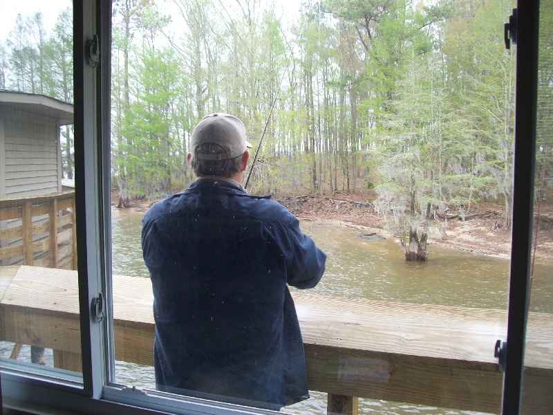 Me taking a Pic out the Bedroom Window near Eastover